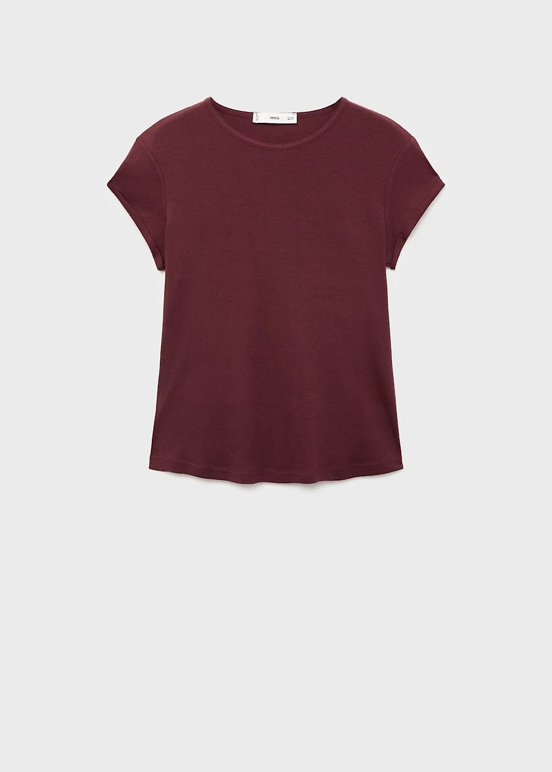 Short-sleeved cotton t-shirt