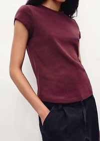 Short-sleeved cotton t-shirt