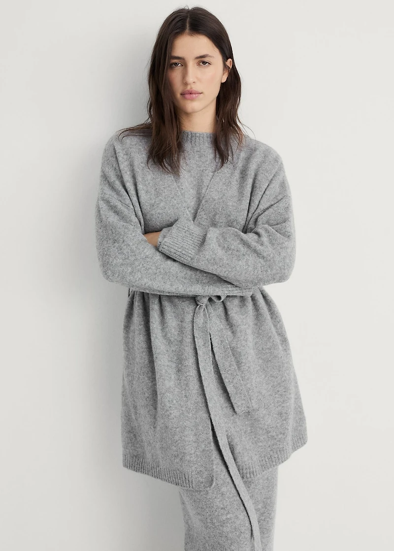 Knit cardigan