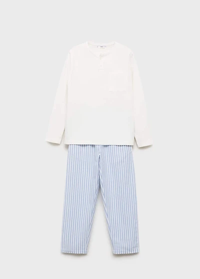 Striped long pyjamas