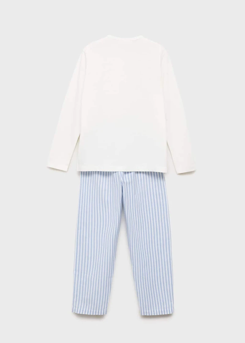 Striped long pyjamas