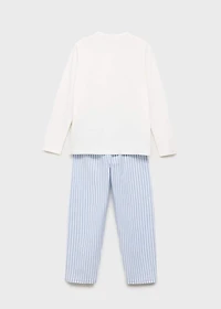Striped long pyjamas
