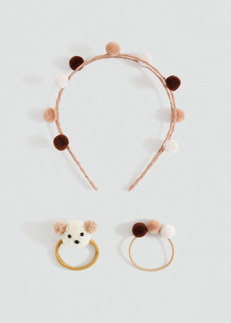 Headband and scrunchie set