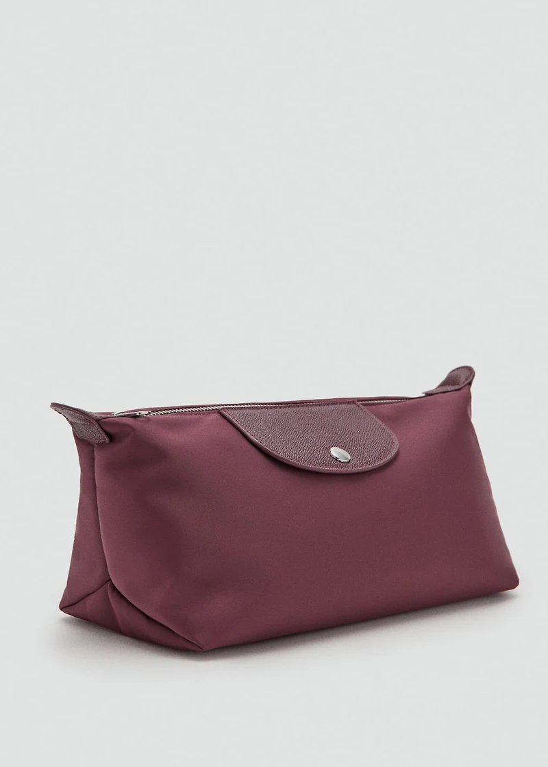 Large combined nylon toiletry bag