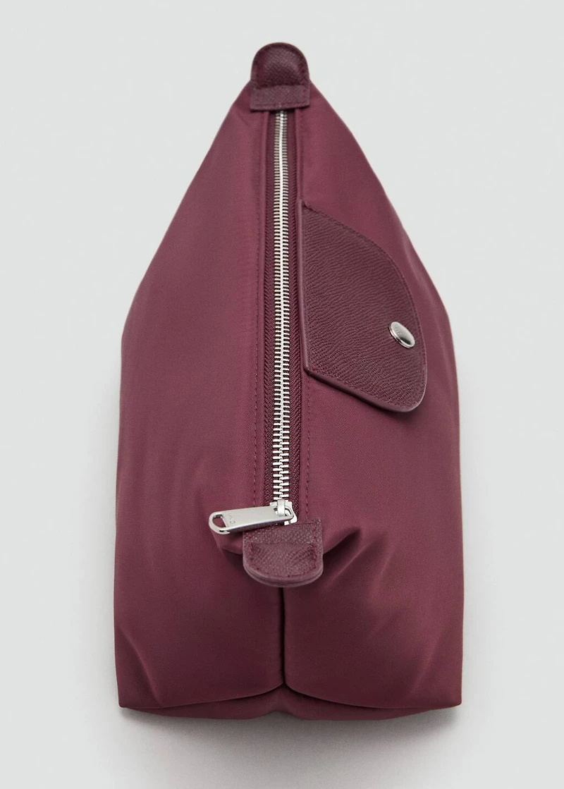 Large combined nylon toiletry bag
