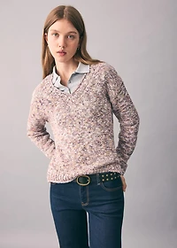 Flecked sweater