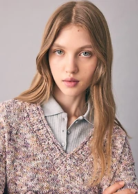 Flecked sweater