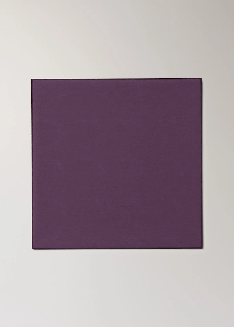 100% linen napkins with contrasting overlock stitching