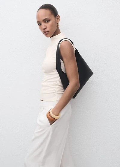 Ruched fitted top
