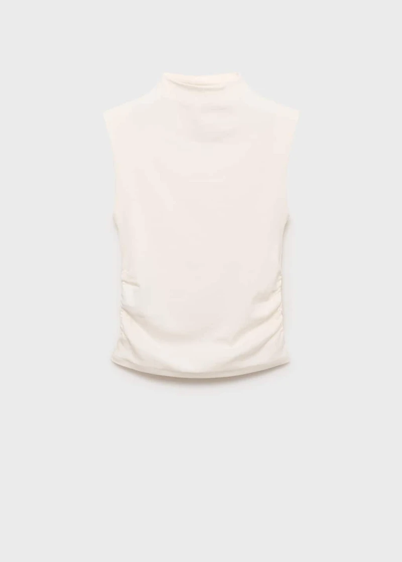 Ruched fitted top