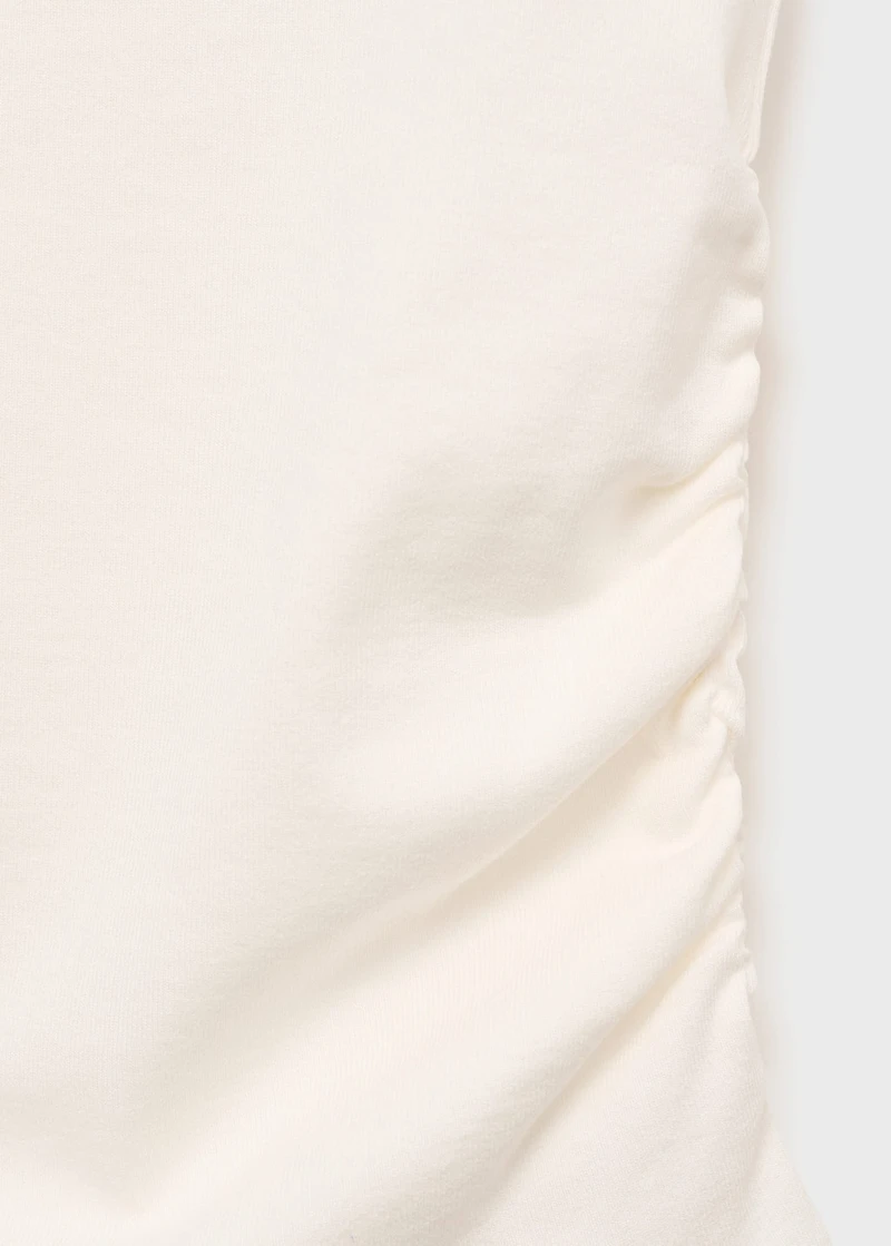 Ruched fitted top