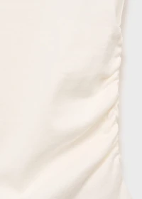 Ruched fitted top