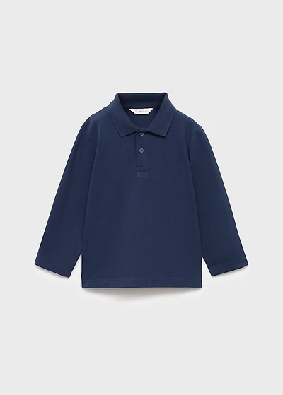 Cotton basic polo shirt