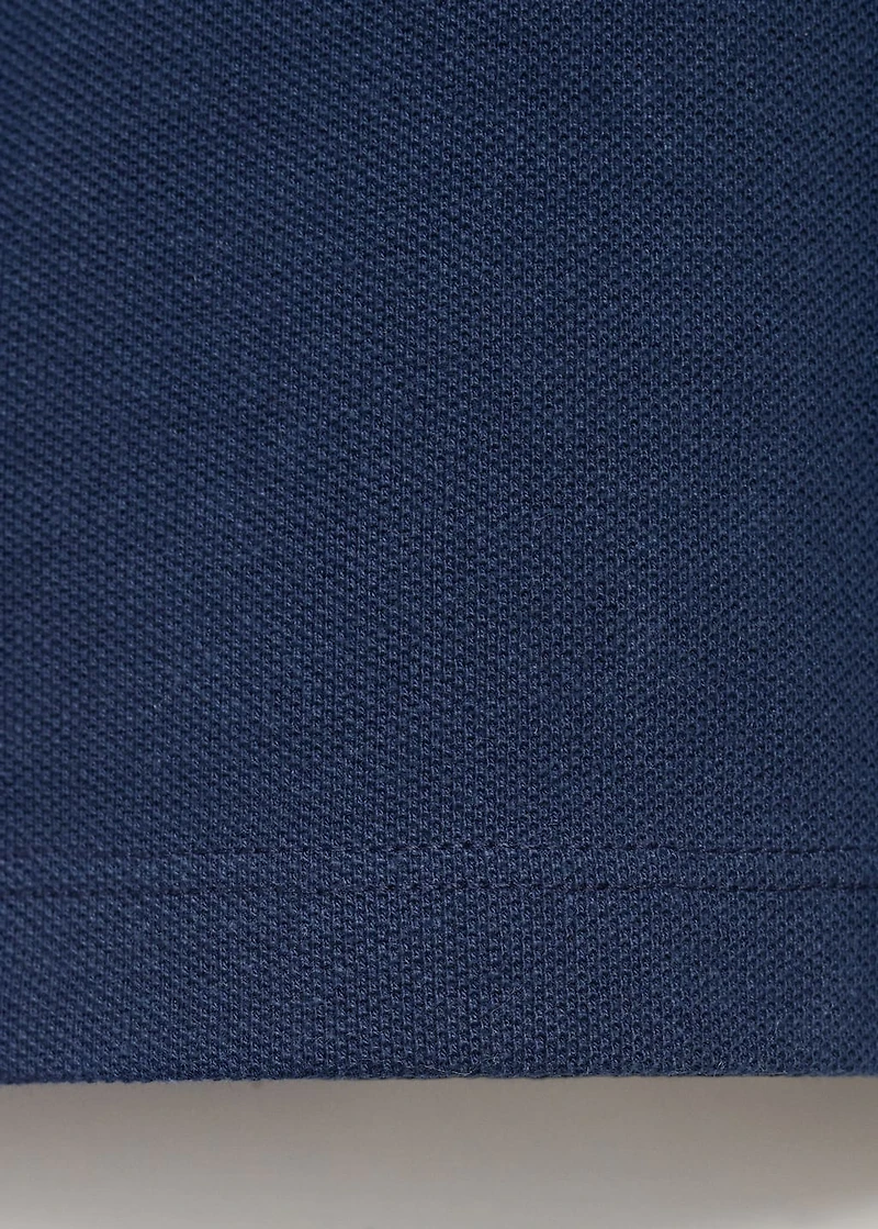 Cotton basic polo shirt