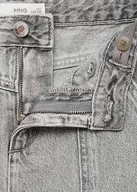 Short denim skirt