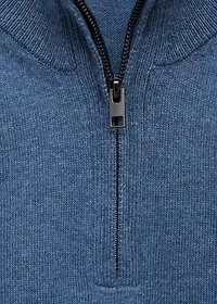 Zip neck jumper