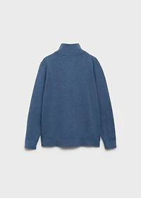 Zip neck jumper