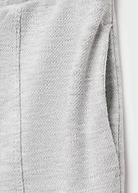 Cotton joggers with elastic waist