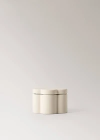 Cloud-shaped stoneware bathroom cabinet