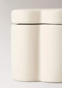Cloud-shaped stoneware bathroom cabinet