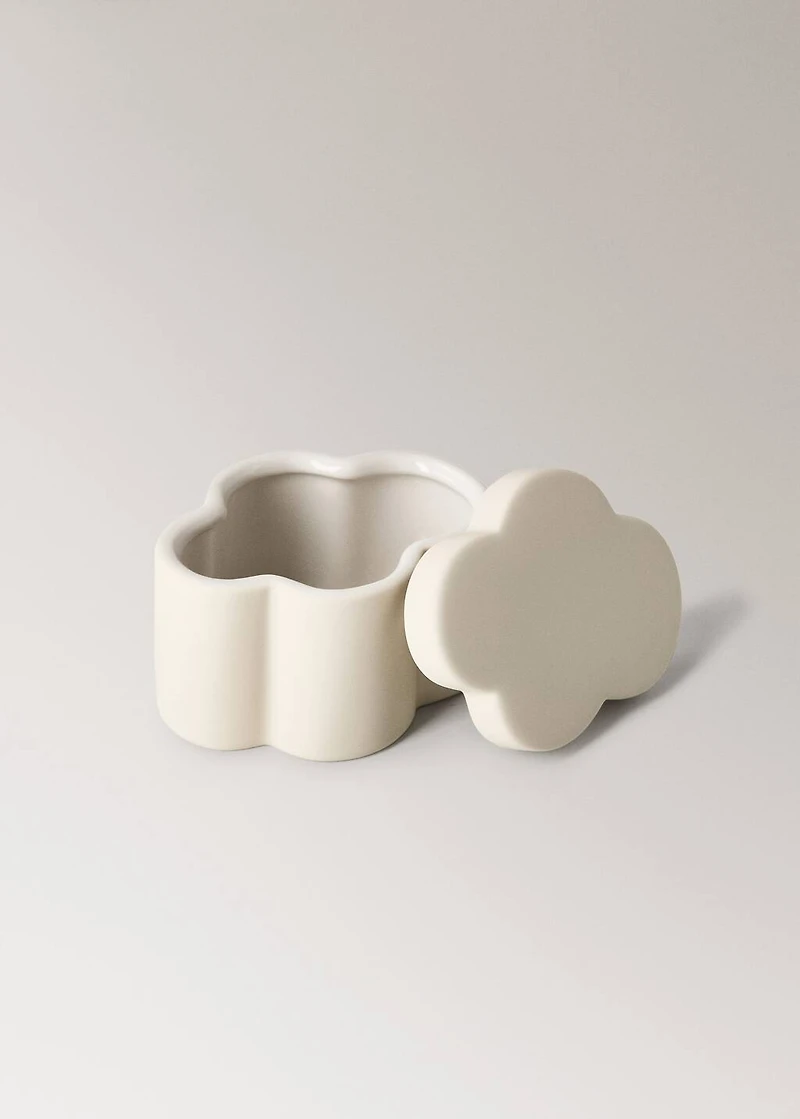 Cloud-shaped stoneware bathroom cabinet