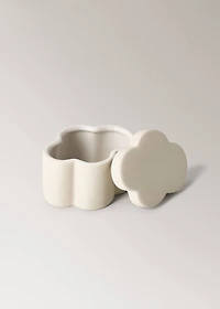 Cloud-shaped stoneware bathroom cabinet