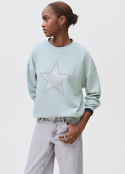 Star-studded sweatshirt