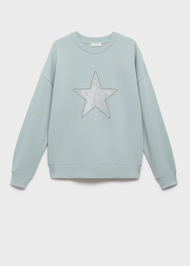 Star-studded sweatshirt