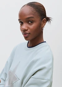 Star-studded sweatshirt