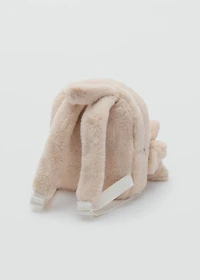Bunny fur backpack