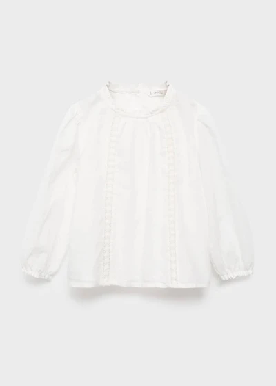 Embroidered cotton blouse