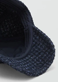 Embroidered wool cap