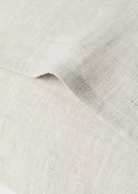 Washed linen pillowcase with hemstitch 50x75 cm