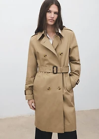 Classic trench coat with belt