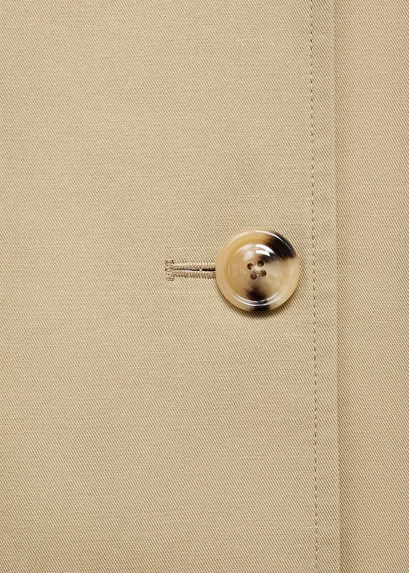 Classic trench coat with belt