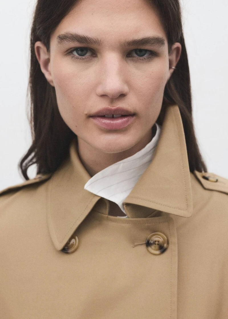 Classic trench coat with belt