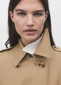Classic trench coat with belt