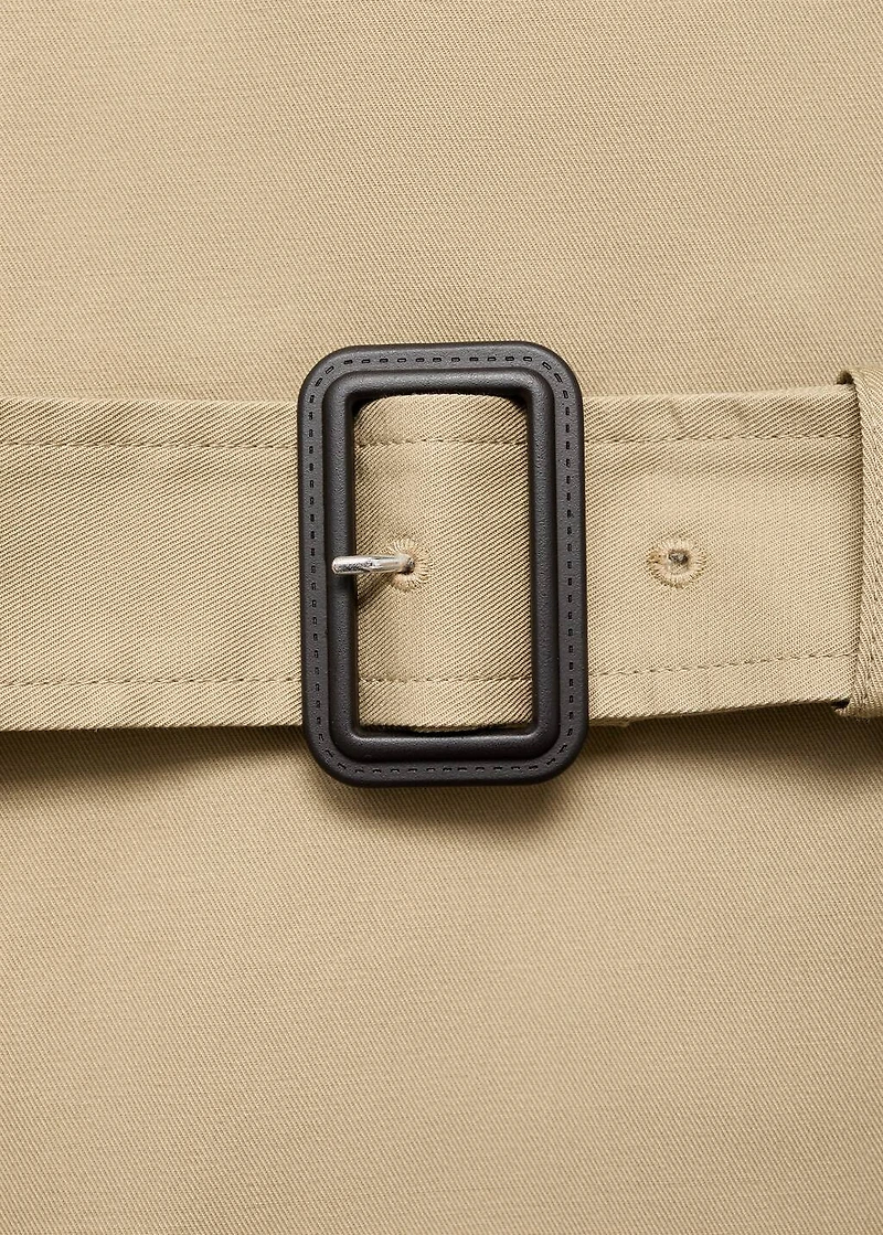 Classic trench coat with belt