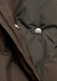 Oversize quilted down anorak
