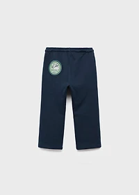 Snoopy embroidered joggers