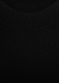 Fine-knit flared dress