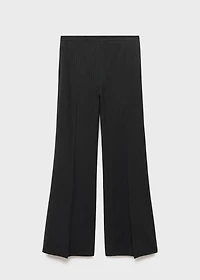 Pinstripe suit trousers