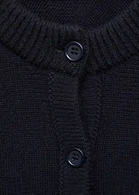 Straight-fit cardigan with buttons