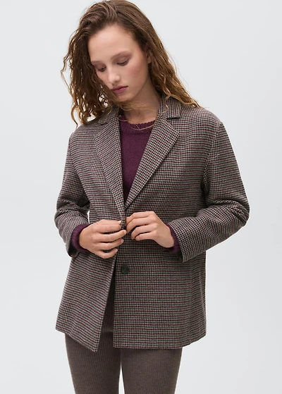 Tweed wool coat