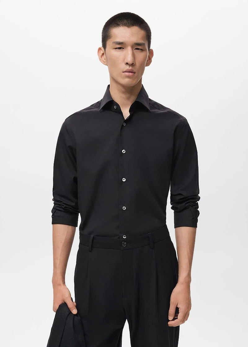 100% cotton slim-fit shirt