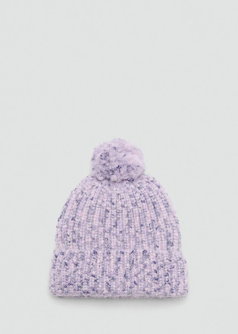 Marbled tassel hat