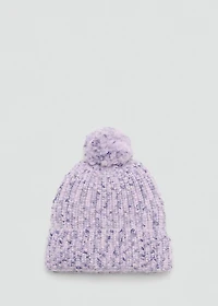 Marbled tassel hat