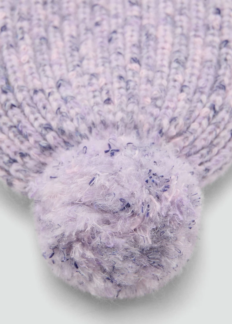 Marbled tassel hat