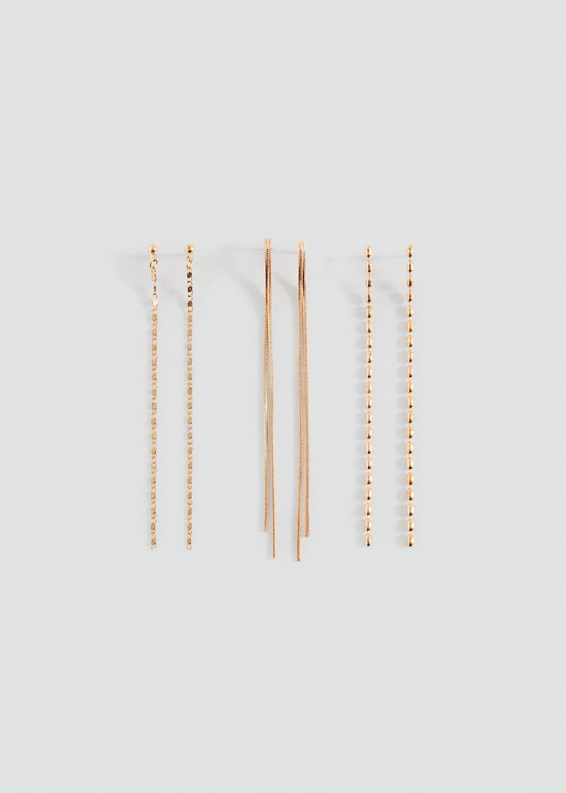 Pack of 3 earrings