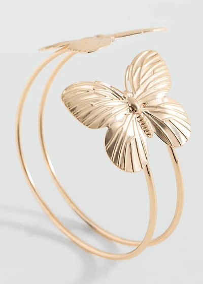Rigid butterfly bracelet